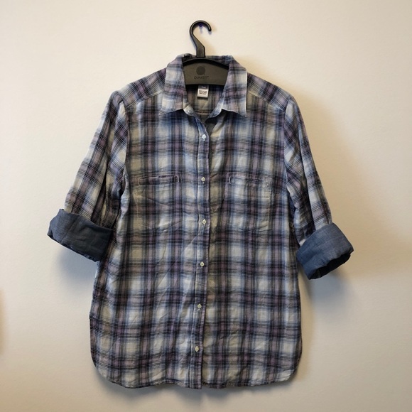 Charlotte Ronson super soft plaid buttondown NWT - Picture 3 of 5